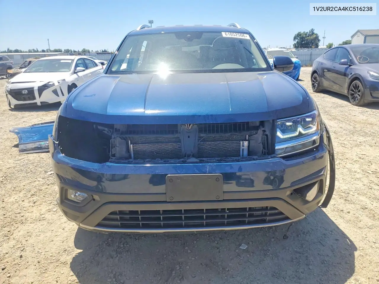 2019 Volkswagen Atlas Se VIN: 1V2UR2CA4KC516238 Lot: 61052506