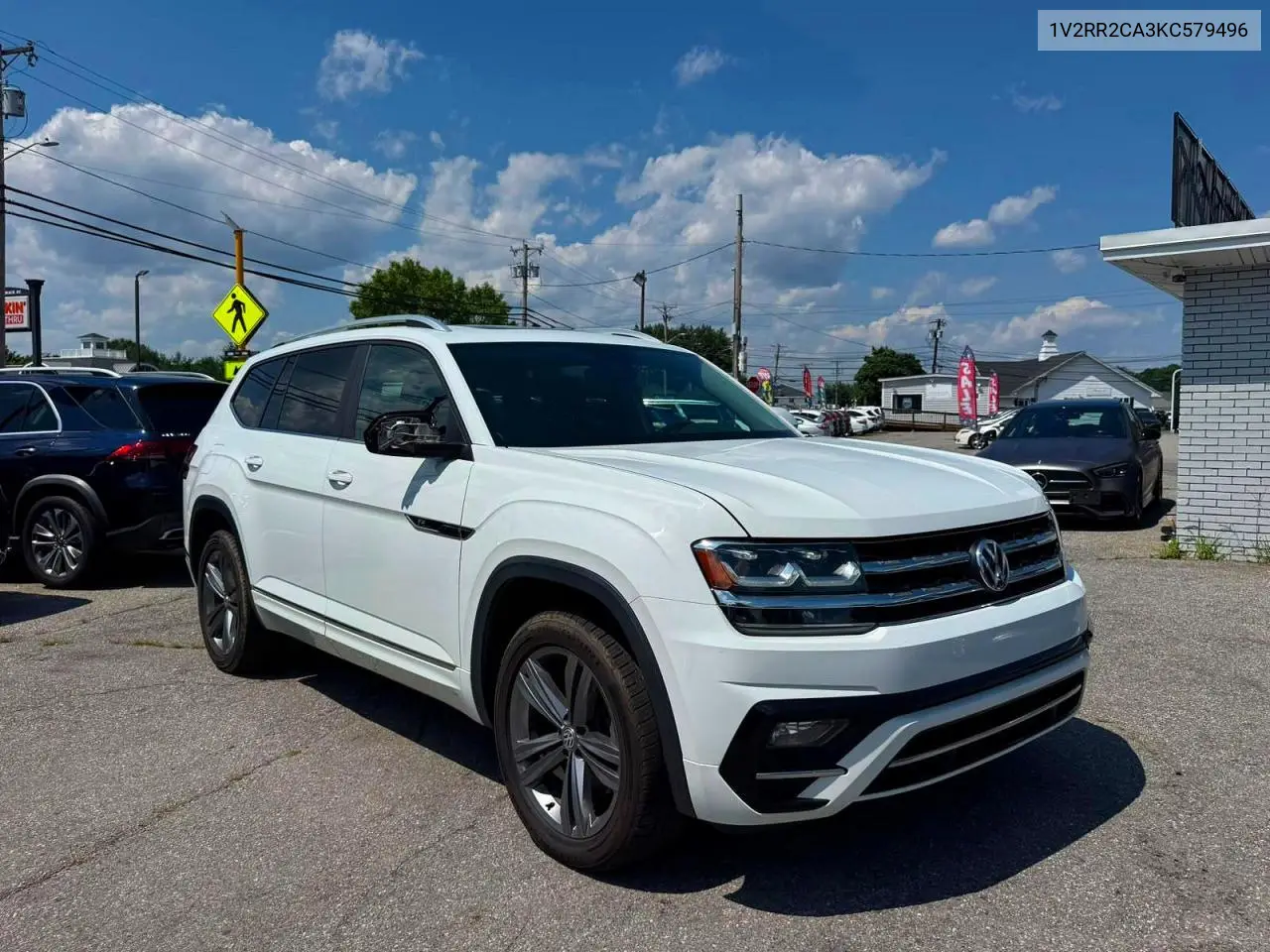 2019 Volkswagen Atlas 3.6L V6 Sel R-Line VIN: 1V2RR2CA3KC579496 Lot: 61205436