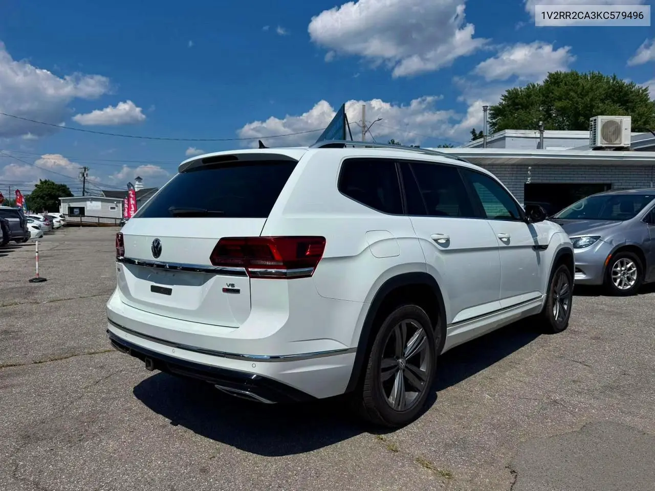 2019 Volkswagen Atlas 3.6L V6 Sel R-Line VIN: 1V2RR2CA3KC579496 Lot: 61205436