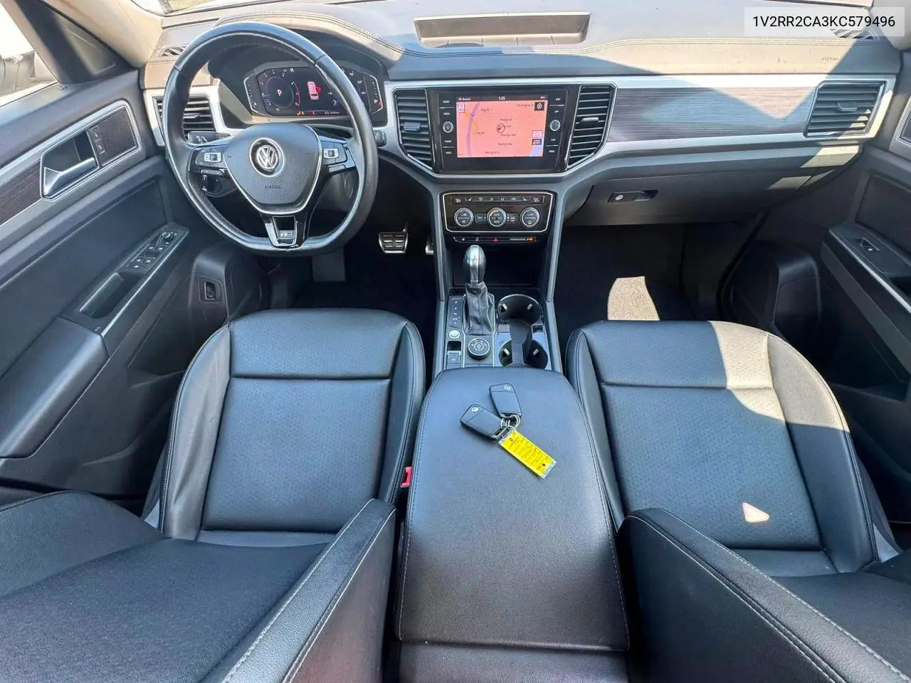 2019 Volkswagen Atlas 3.6L V6 Sel R-Line VIN: 1V2RR2CA3KC579496 Lot: 61205436