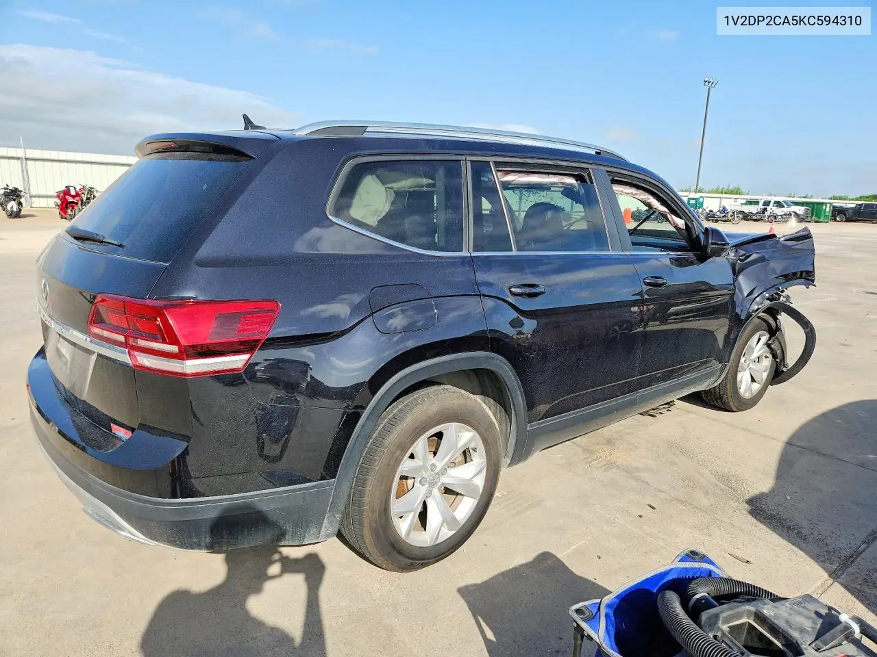 2019 Volkswagen Atlas Se VIN: 1V2DP2CA5KC594310 Lot: 61249886