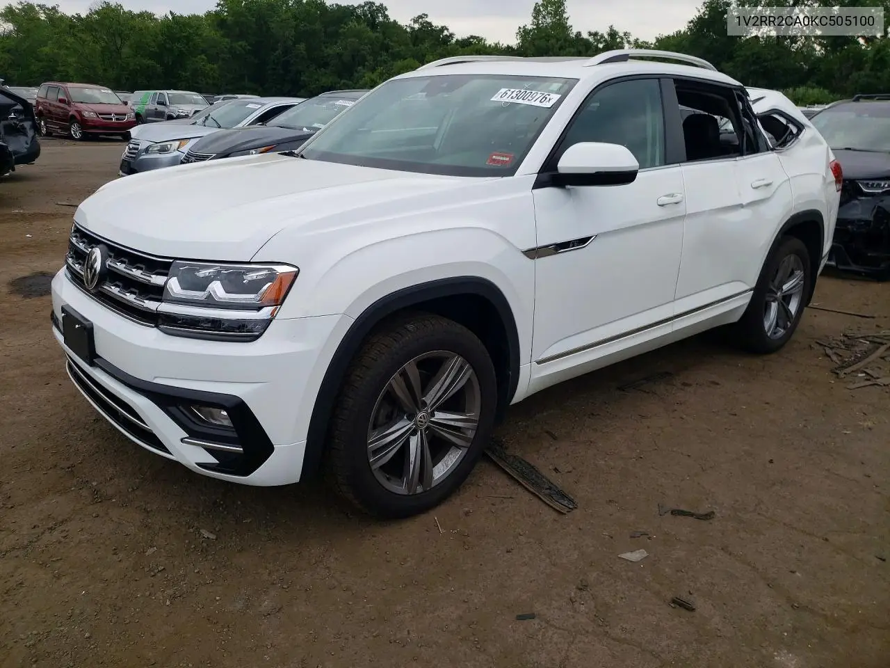 2019 Volkswagen Atlas Sel VIN: 1V2RR2CA0KC505100 Lot: 61300976
