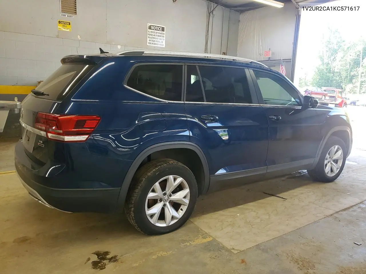 2019 Volkswagen Atlas Se VIN: 1V2UR2CA1KC571617 Lot: 61467086
