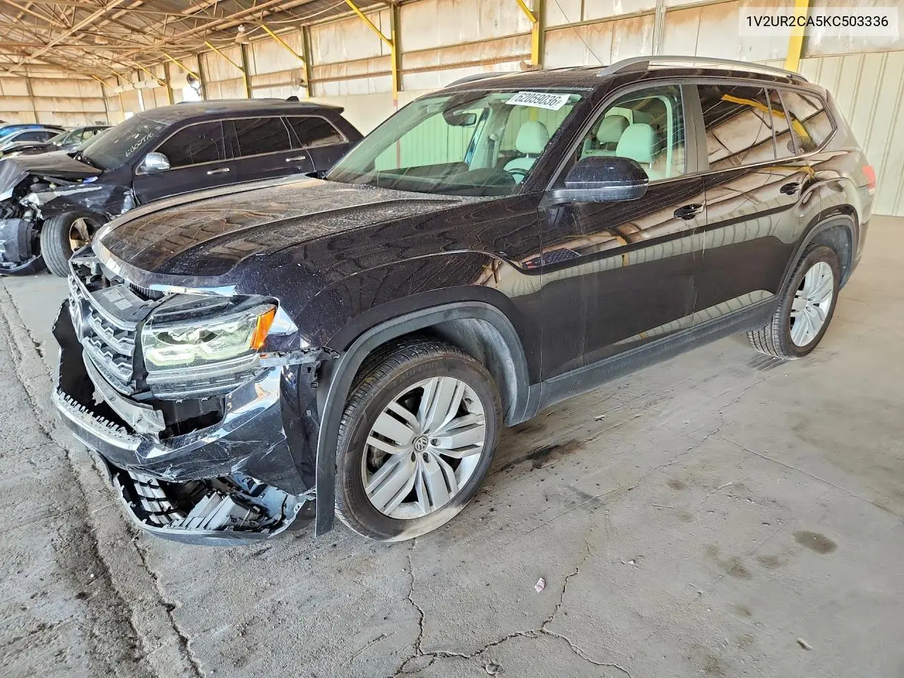 2019 Volkswagen Atlas Se VIN: 1V2UR2CA5KC503336 Lot: 62059036