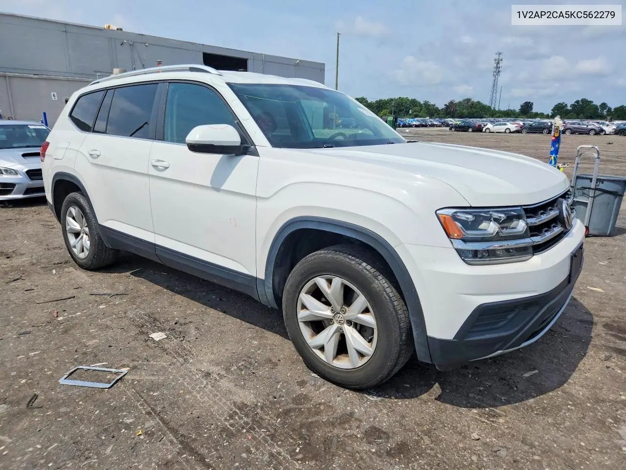 2019 Volkswagen Atlas S VIN: 1V2AP2CA5KC562279 Lot: 62126106