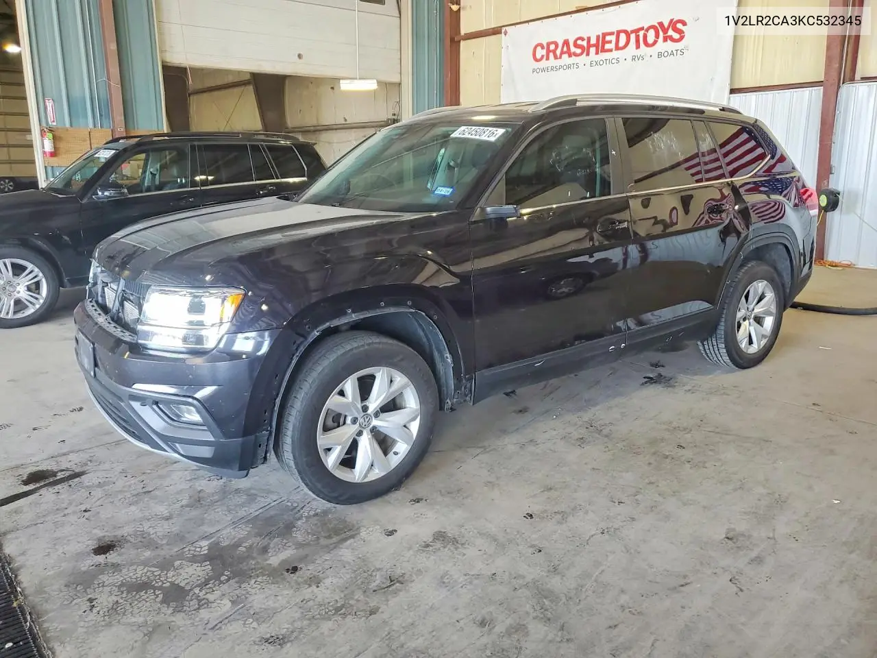 2019 Volkswagen Atlas Se VIN: 1V2LR2CA3KC532345 Lot: 62450816