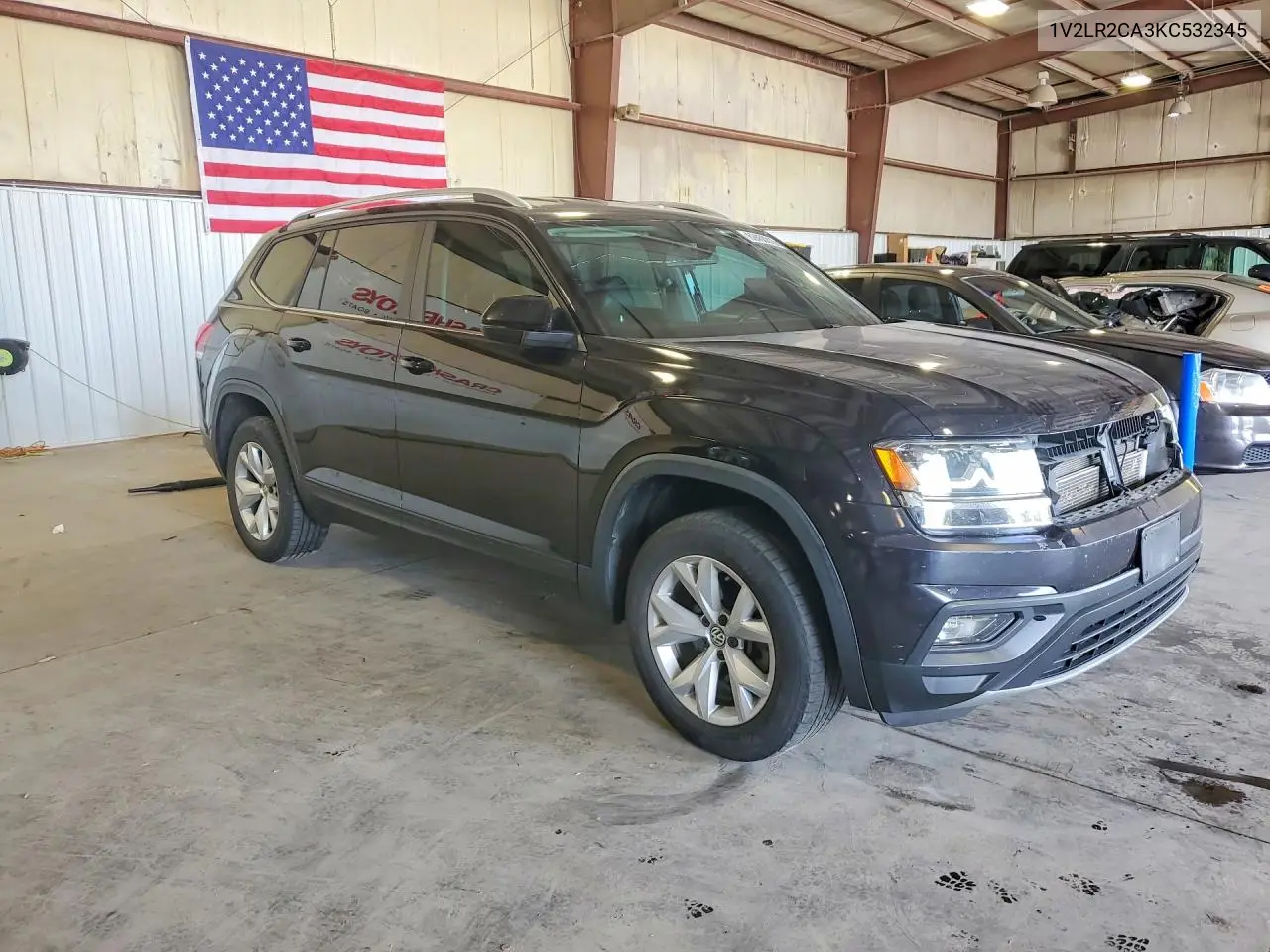 2019 Volkswagen Atlas Se VIN: 1V2LR2CA3KC532345 Lot: 62450816