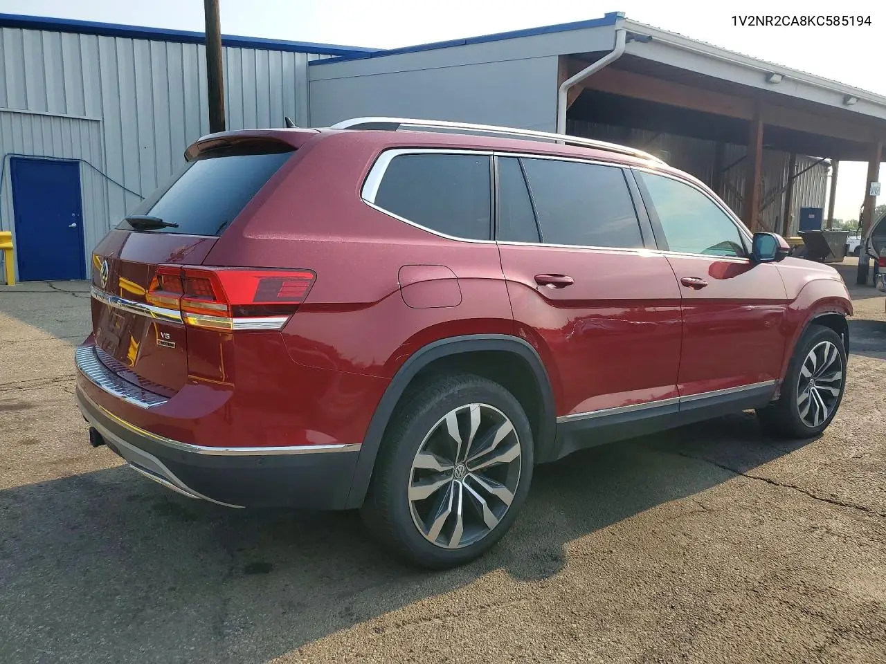 2019 Volkswagen Atlas Sel Premium VIN: 1V2NR2CA8KC585194 Lot: 85447915