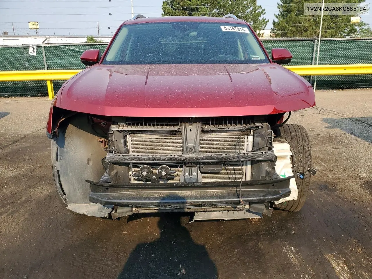 2019 Volkswagen Atlas Sel Premium VIN: 1V2NR2CA8KC585194 Lot: 85447915