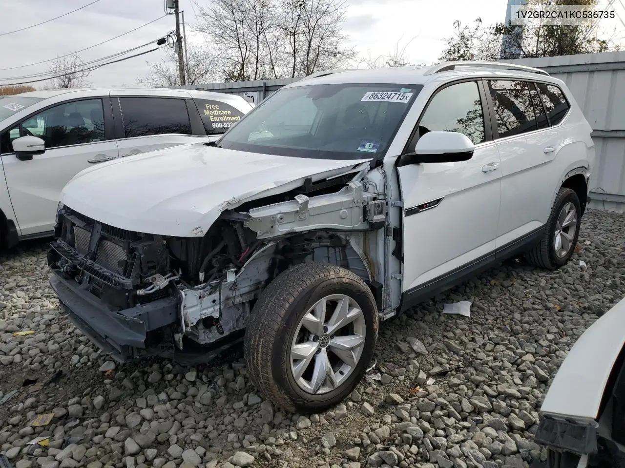 1V2GR2CA1KC536735 2019 Volkswagen Atlas