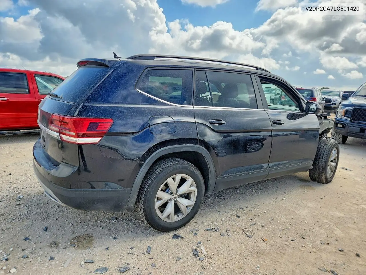 2020 Volkswagen Atlas Se VIN: 1V2DP2CA7LC501420 Lot: 54148796