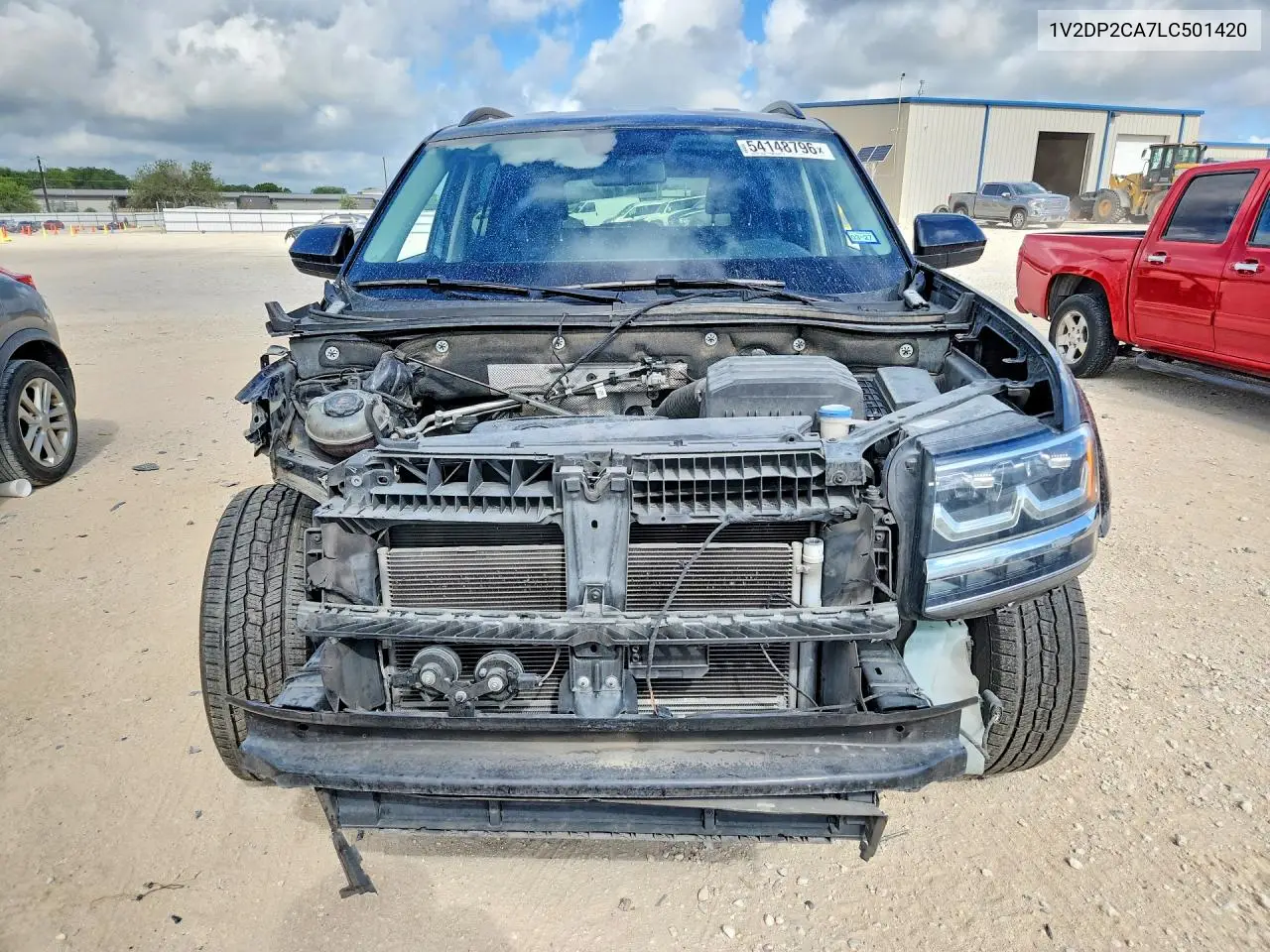 2020 Volkswagen Atlas Se VIN: 1V2DP2CA7LC501420 Lot: 54148796