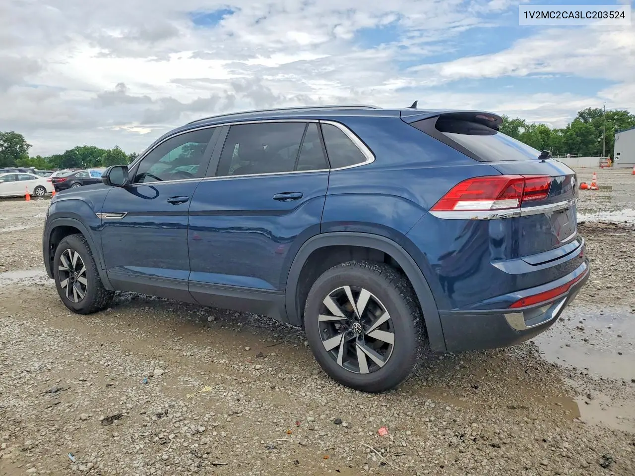 2020 Volkswagen Atlas Cross Sport Sel VIN: 1V2MC2CA3LC203524 Lot: 54911636