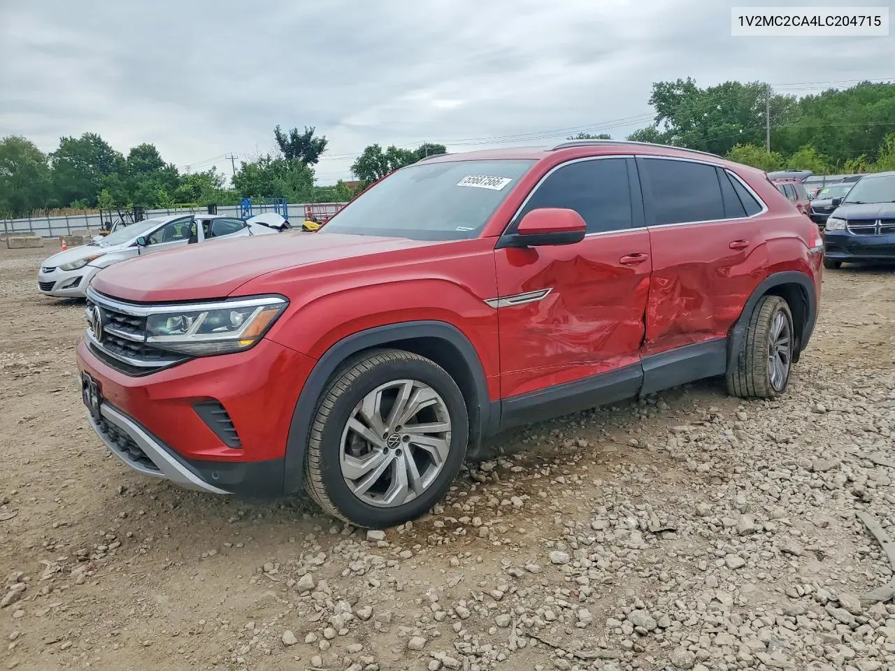 2020 Volkswagen Atlas Cross Sport Sel VIN: 1V2MC2CA4LC204715 Lot: 55687566
