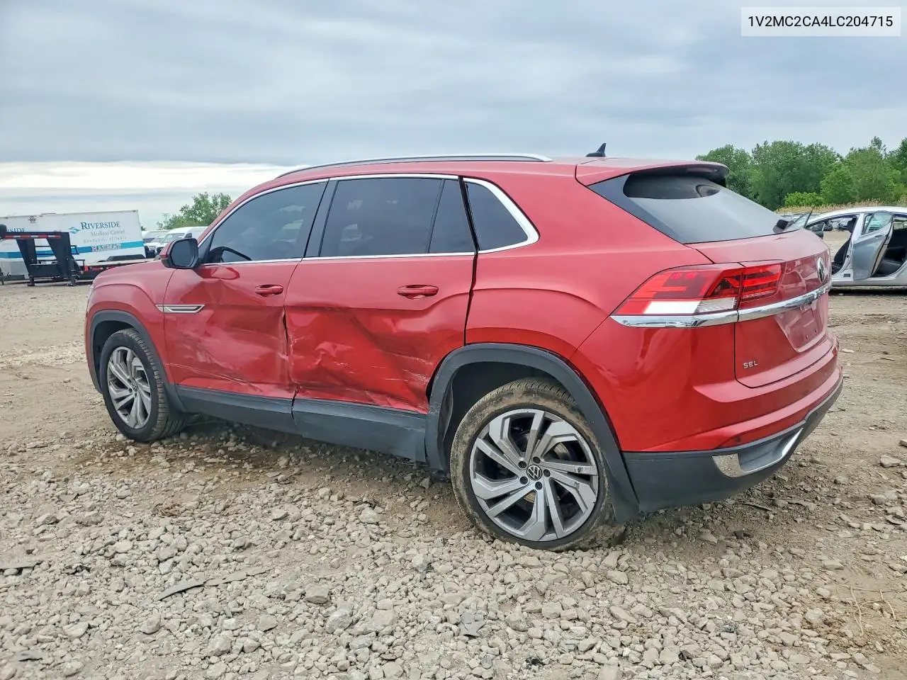 2020 Volkswagen Atlas Cross Sport Sel VIN: 1V2MC2CA4LC204715 Lot: 55687566