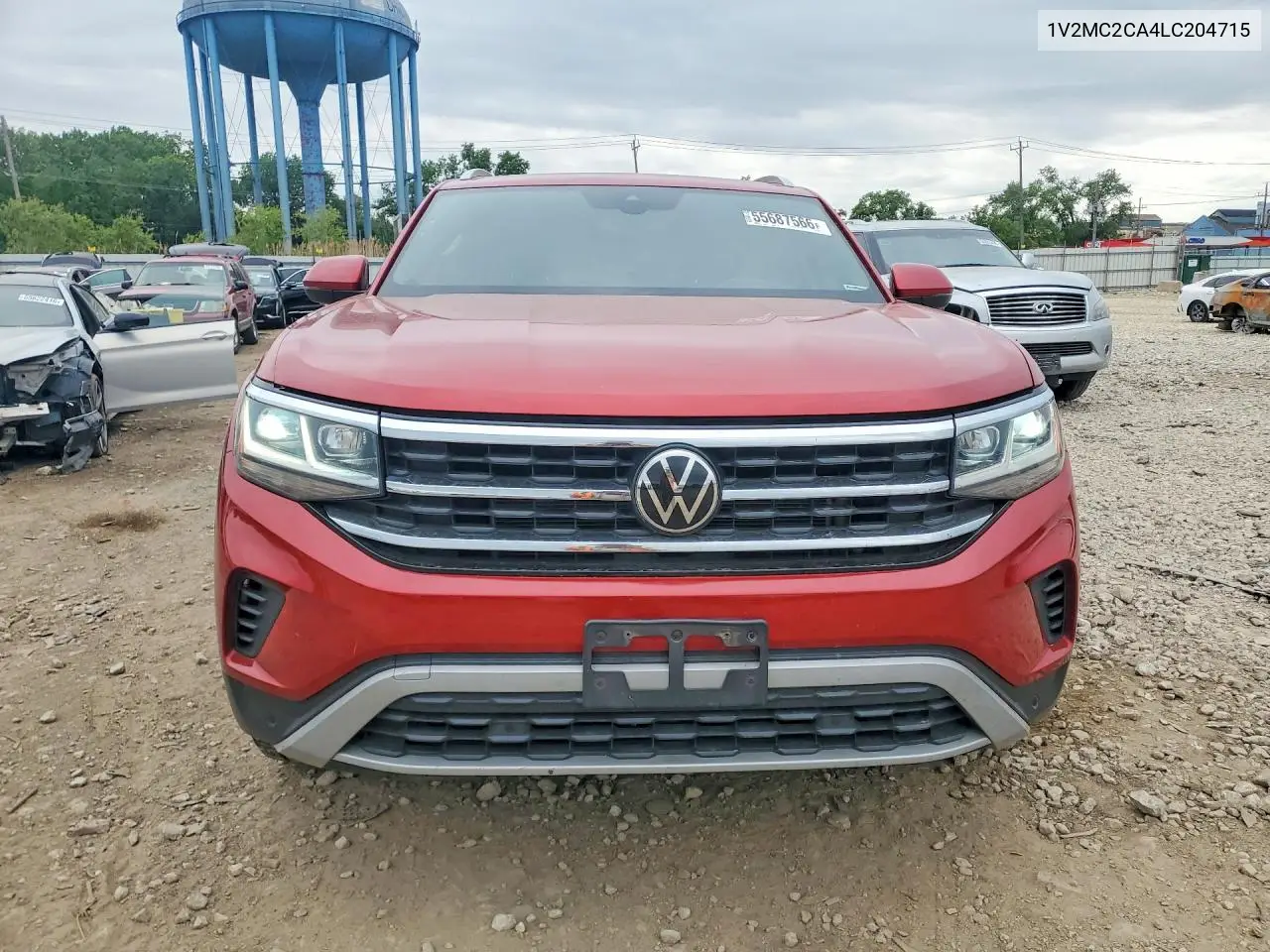 2020 Volkswagen Atlas Cross Sport Sel VIN: 1V2MC2CA4LC204715 Lot: 55687566
