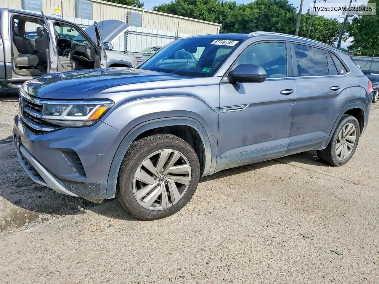2020 Volkswagen Atlas Cross Sport Se VIN: 1V25E2CA9LC230435 Lot: 57740746