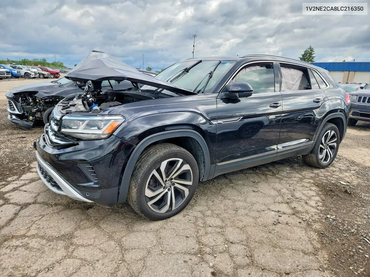 2020 Volkswagen Atlas Cross Sport Sel Premium VIN: 1V2NE2CA8LC216350 Lot: 57899696