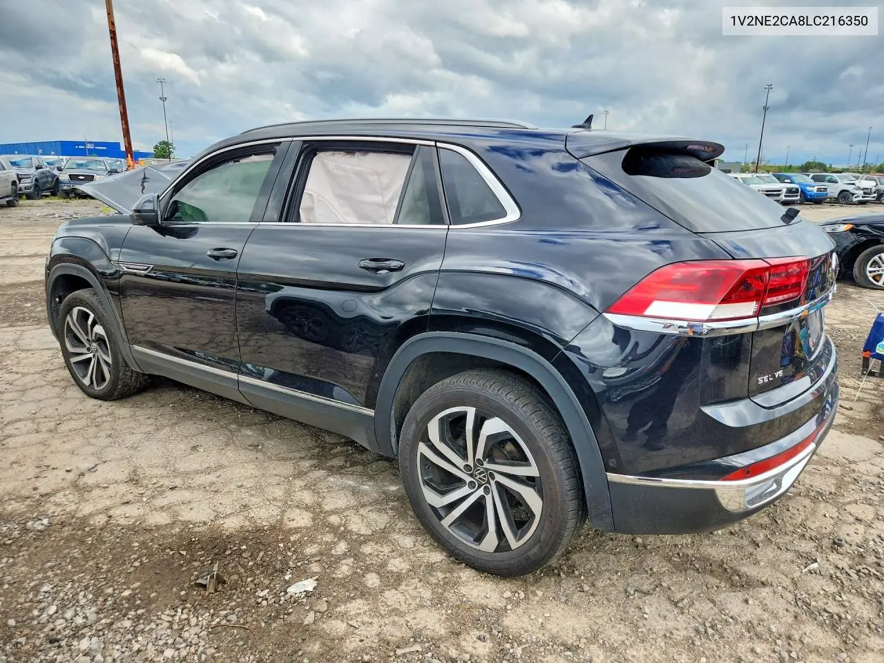 2020 Volkswagen Atlas Cross Sport Sel Premium VIN: 1V2NE2CA8LC216350 Lot: 57899696