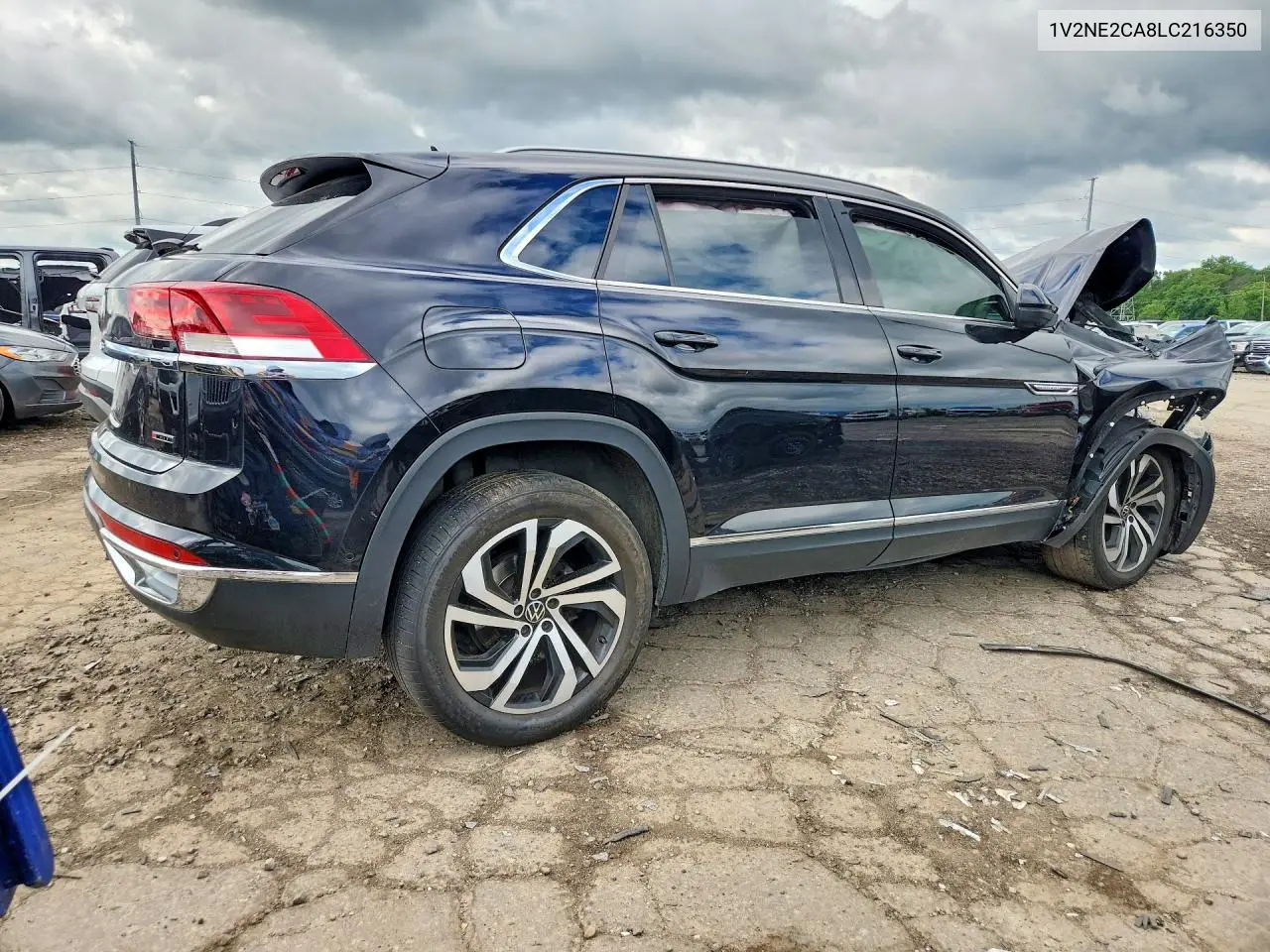 2020 Volkswagen Atlas Cross Sport Sel Premium VIN: 1V2NE2CA8LC216350 Lot: 57899696