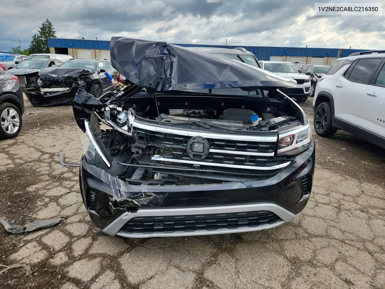 2020 Volkswagen Atlas Cross Sport Sel Premium VIN: 1V2NE2CA8LC216350 Lot: 57899696