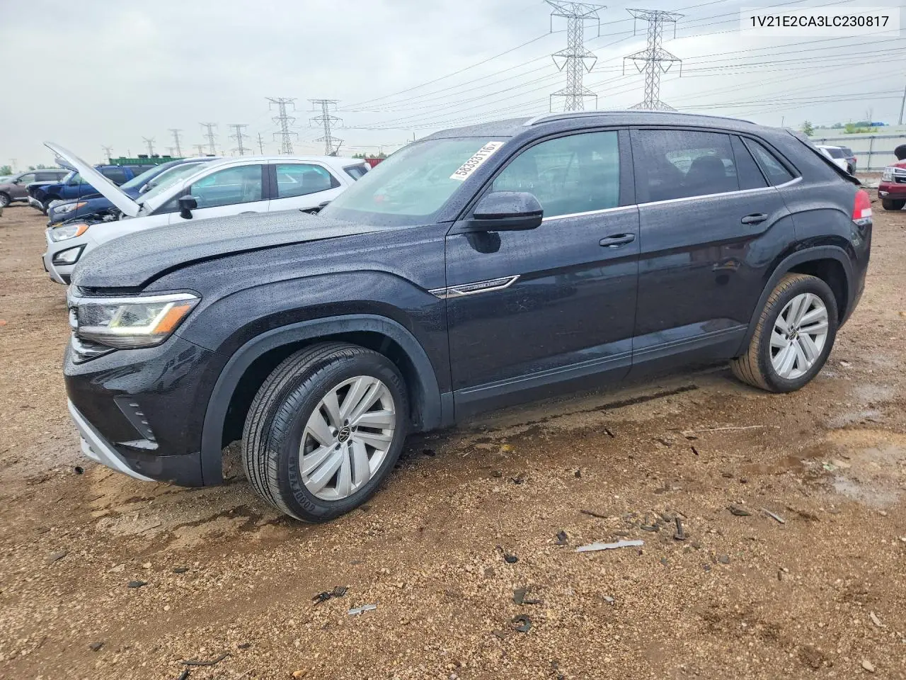 2020 Volkswagen Atlas Cross Sport Se VIN: 1V21E2CA3LC230817 Lot: 58333116