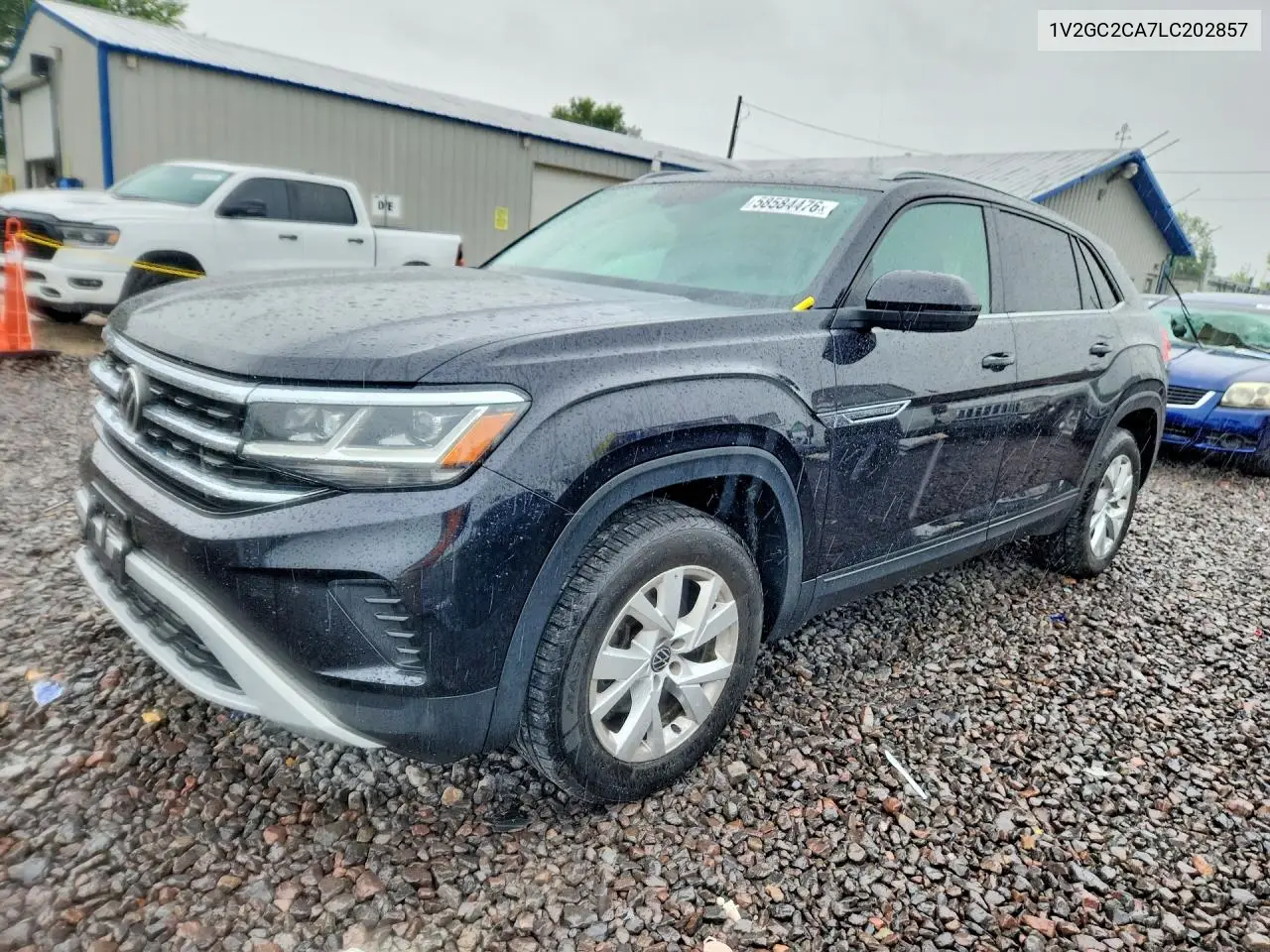 2020 Volkswagen Atlas Cross Sport S VIN: 1V2GC2CA7LC202857 Lot: 58584476