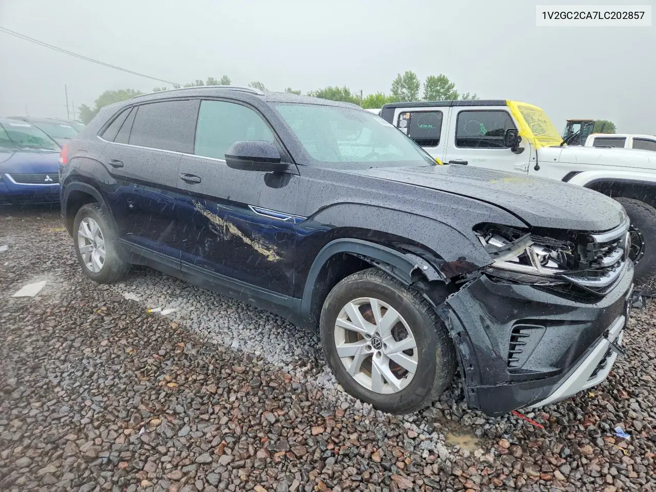 2020 Volkswagen Atlas Cross Sport S VIN: 1V2GC2CA7LC202857 Lot: 58584476