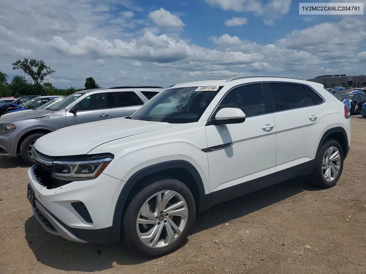 2020 Volkswagen Atlas Cross Sport Sel VIN: 1V2MC2CA9LC204791 Lot: 58997246