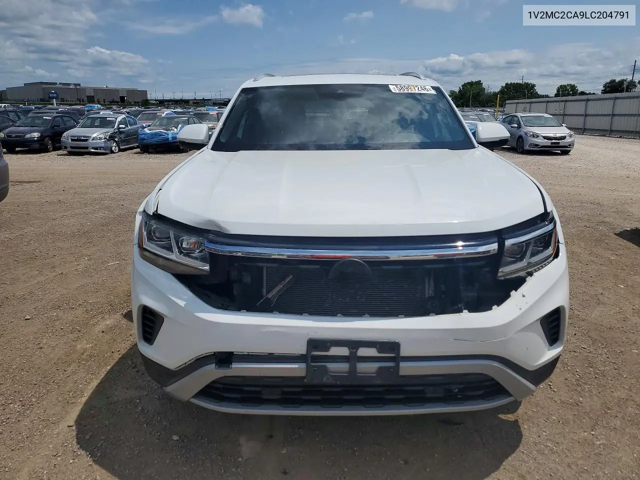 2020 Volkswagen Atlas Cross Sport Sel VIN: 1V2MC2CA9LC204791 Lot: 58997246