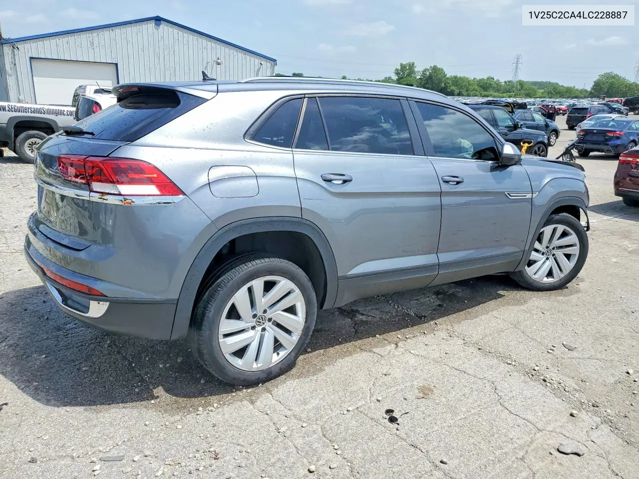 2020 Volkswagen Atlas Cross Sport Se VIN: 1V25C2CA4LC228887 Lot: 59539296