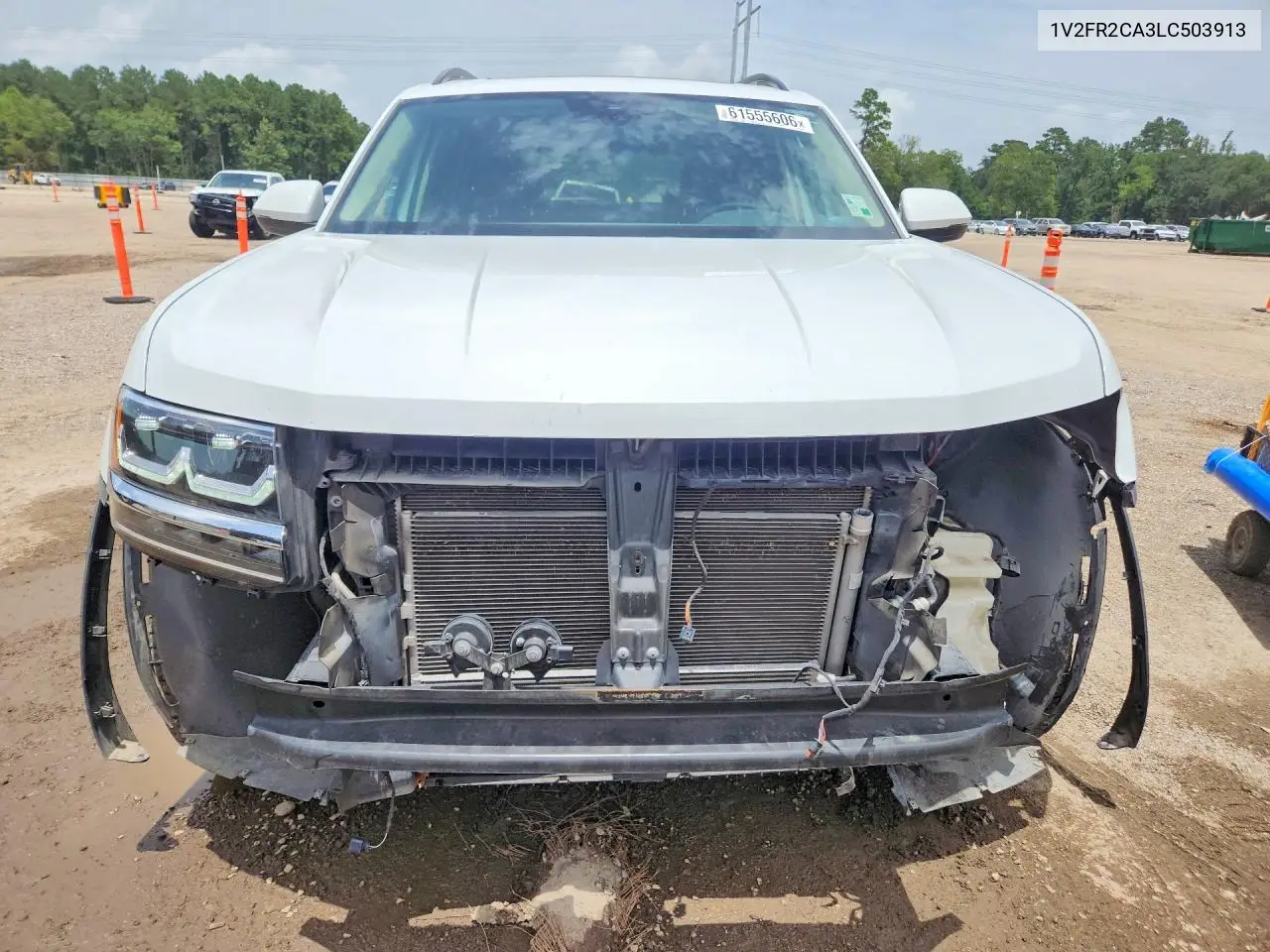 2020 Volkswagen Atlas Se VIN: 1V2FR2CA3LC503913 Lot: 61555606
