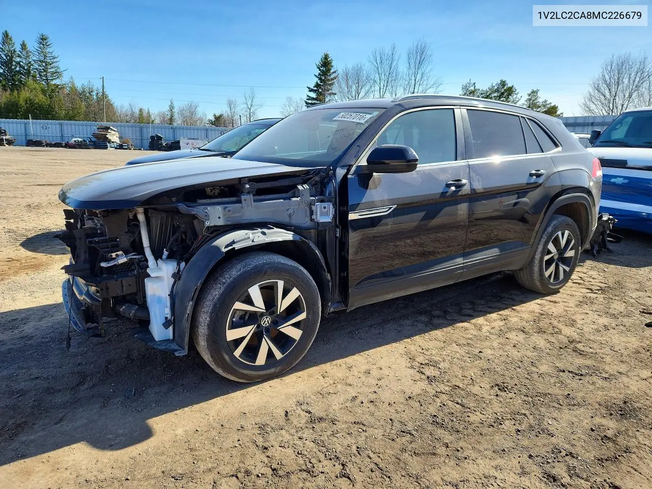 2021 Volkswagen Atlas Cross Sport Se VIN: 1V2LC2CA8MC226679 Lot: 50257016