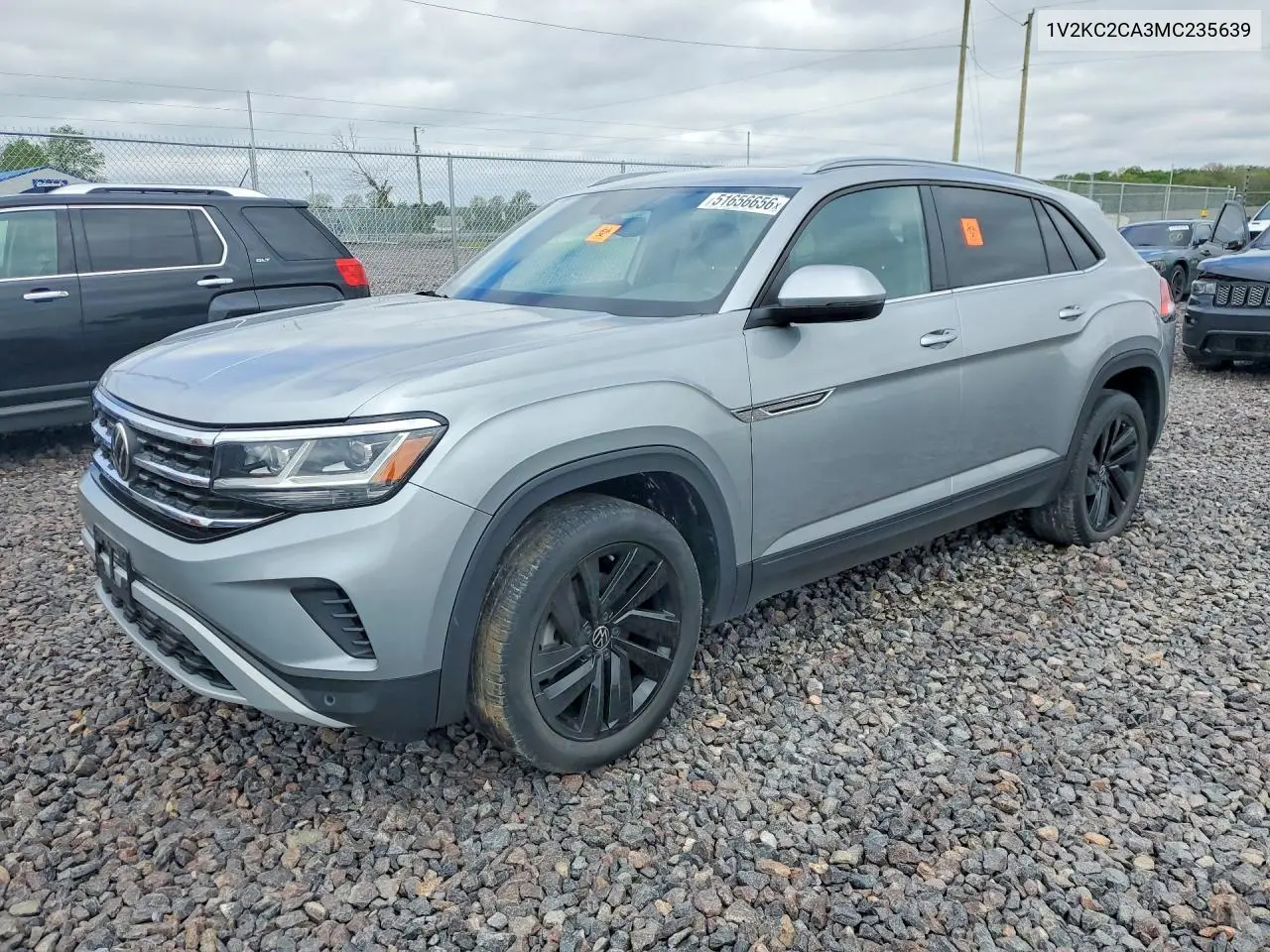 2021 Volkswagen Atlas Cross Sport Se VIN: 1V2KC2CA3MC235639 Lot: 51656656