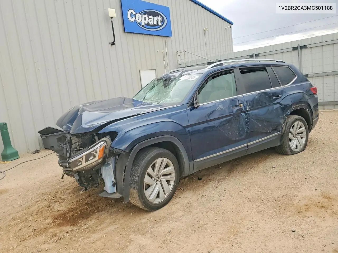 2021 Volkswagen Atlas Sel VIN: 1V2BR2CA3MC501188 Lot: 53511566