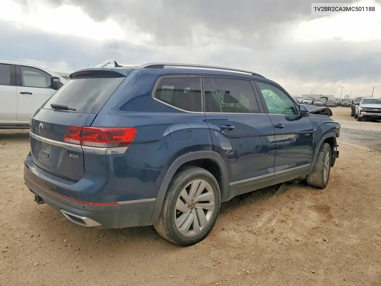 2021 Volkswagen Atlas Sel VIN: 1V2BR2CA3MC501188 Lot: 53511566