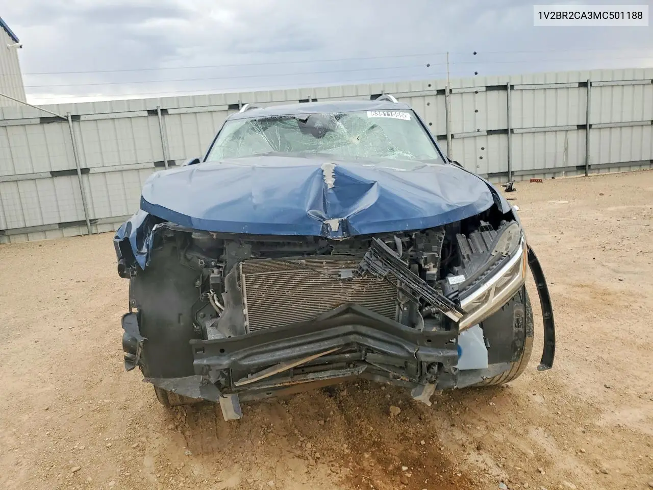 2021 Volkswagen Atlas Sel VIN: 1V2BR2CA3MC501188 Lot: 53511566