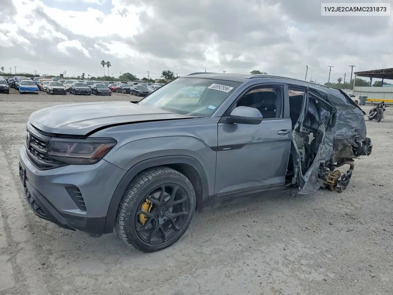 2021 Volkswagen Atlas Cross Sport Se VIN: 1V2JE2CA5MC231873 Lot: 53892956