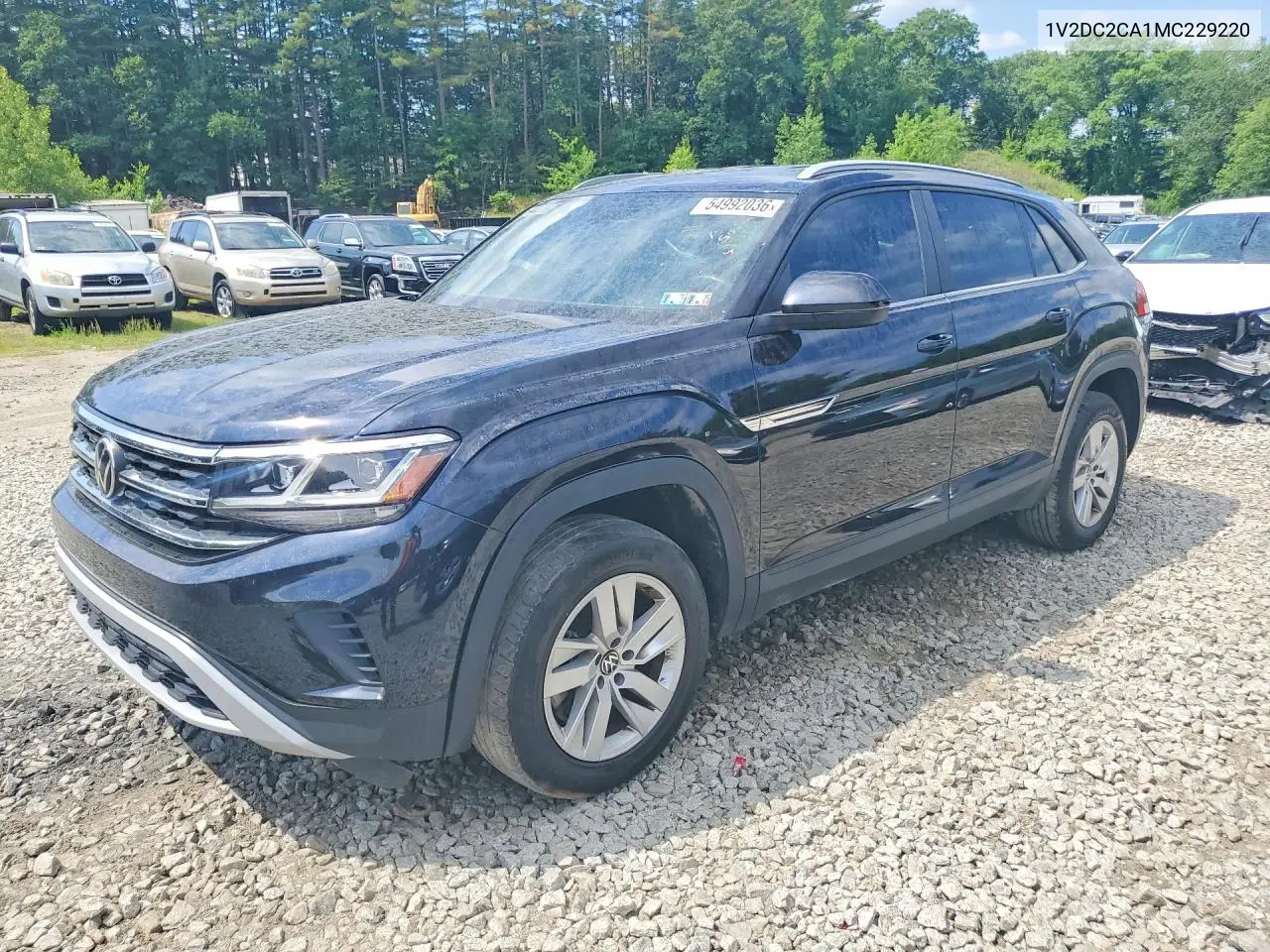 2021 Volkswagen Atlas Cross Sport Se VIN: 1V2DC2CA1MC229220 Lot: 54992036