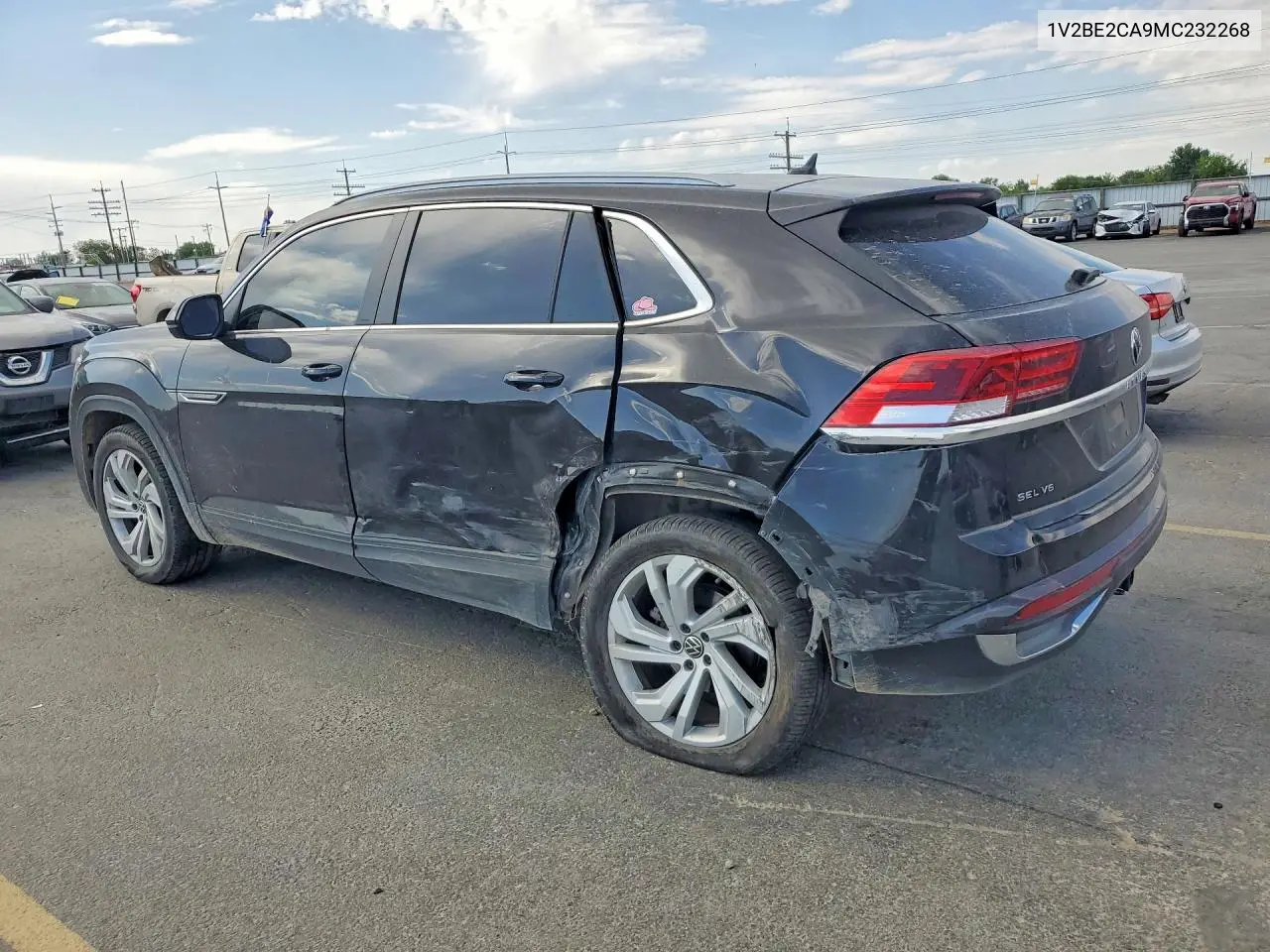 2021 Volkswagen Atlas Cross Sport Sel VIN: 1V2BE2CA9MC232268 Lot: 55119336