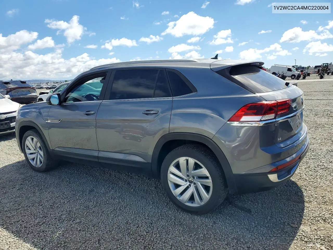 2021 Volkswagen Atlas Cross Sport Se VIN: 1V2WC2CA4MC220004 Lot: 55356036