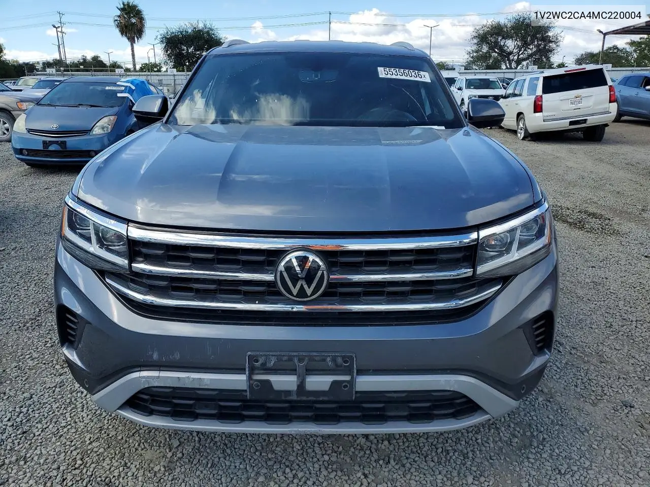 2021 Volkswagen Atlas Cross Sport Se VIN: 1V2WC2CA4MC220004 Lot: 55356036