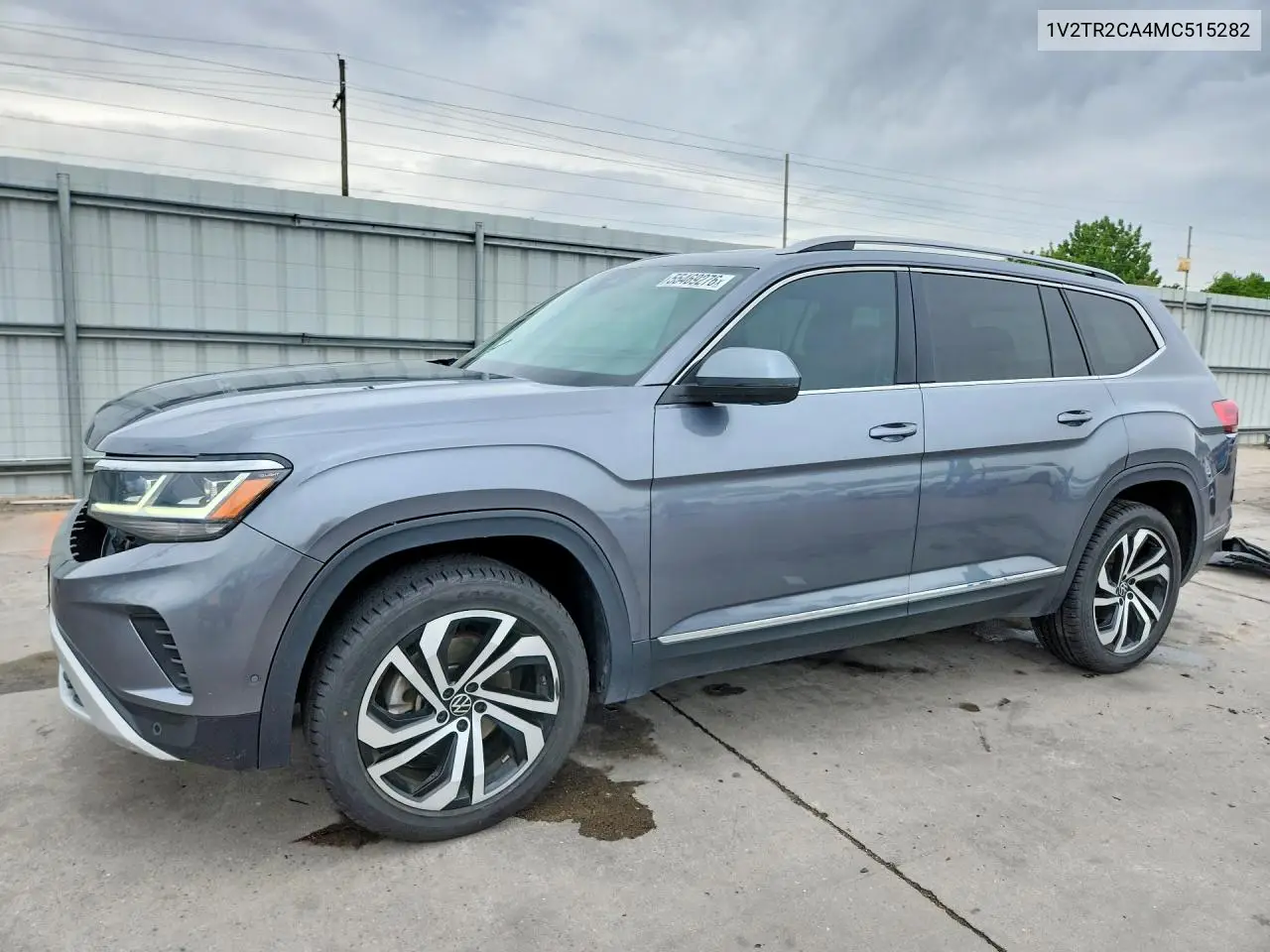 2021 Volkswagen Atlas Sel Premium VIN: 1V2TR2CA4MC515282 Lot: 55469276