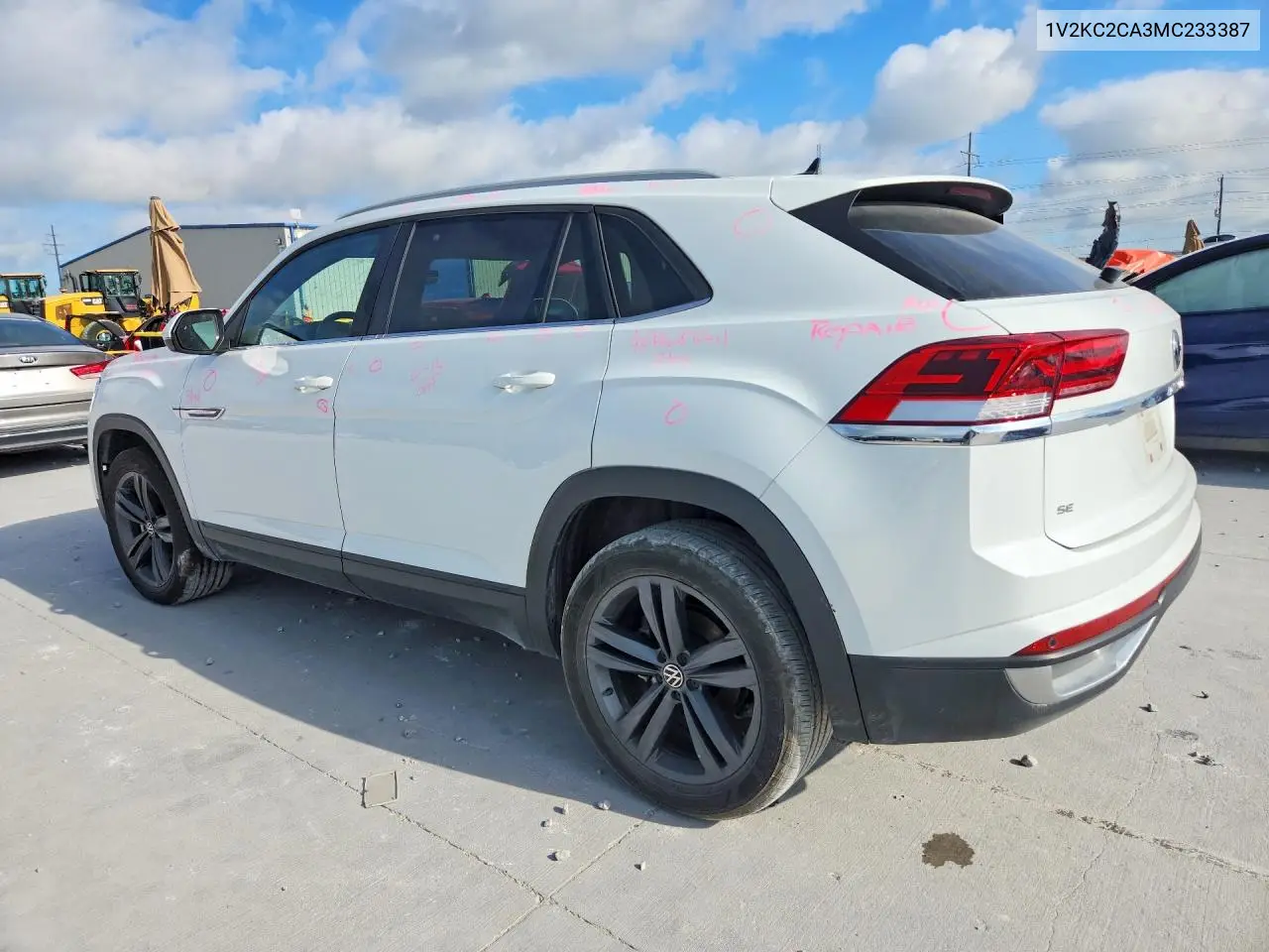 2021 Volkswagen Atlas Cross Sport Se VIN: 1V2KC2CA3MC233387 Lot: 56681386