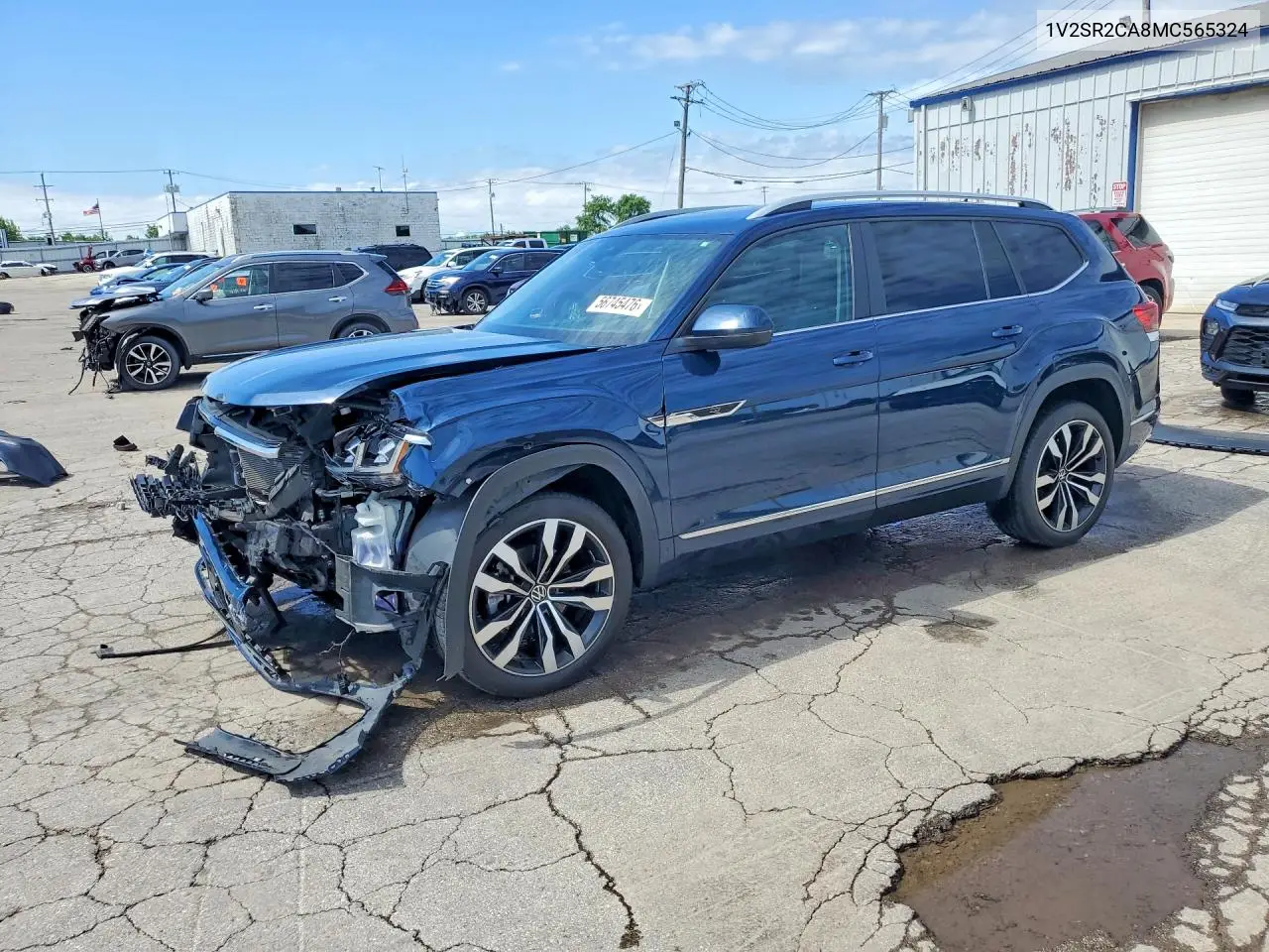 2021 Volkswagen Atlas Sel R-Line VIN: 1V2SR2CA8MC565324 Lot: 56745476