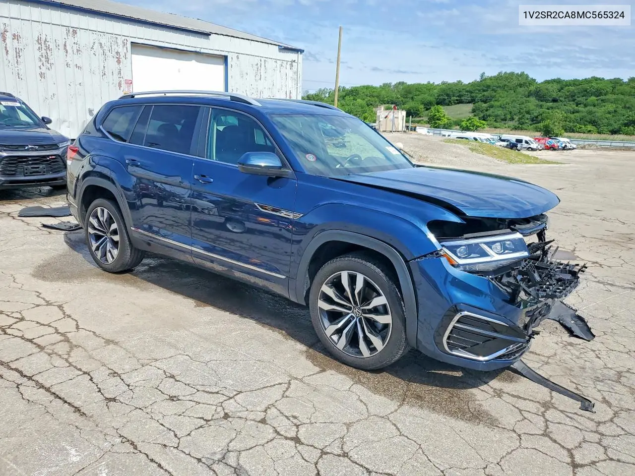 2021 Volkswagen Atlas Sel R-Line VIN: 1V2SR2CA8MC565324 Lot: 56745476