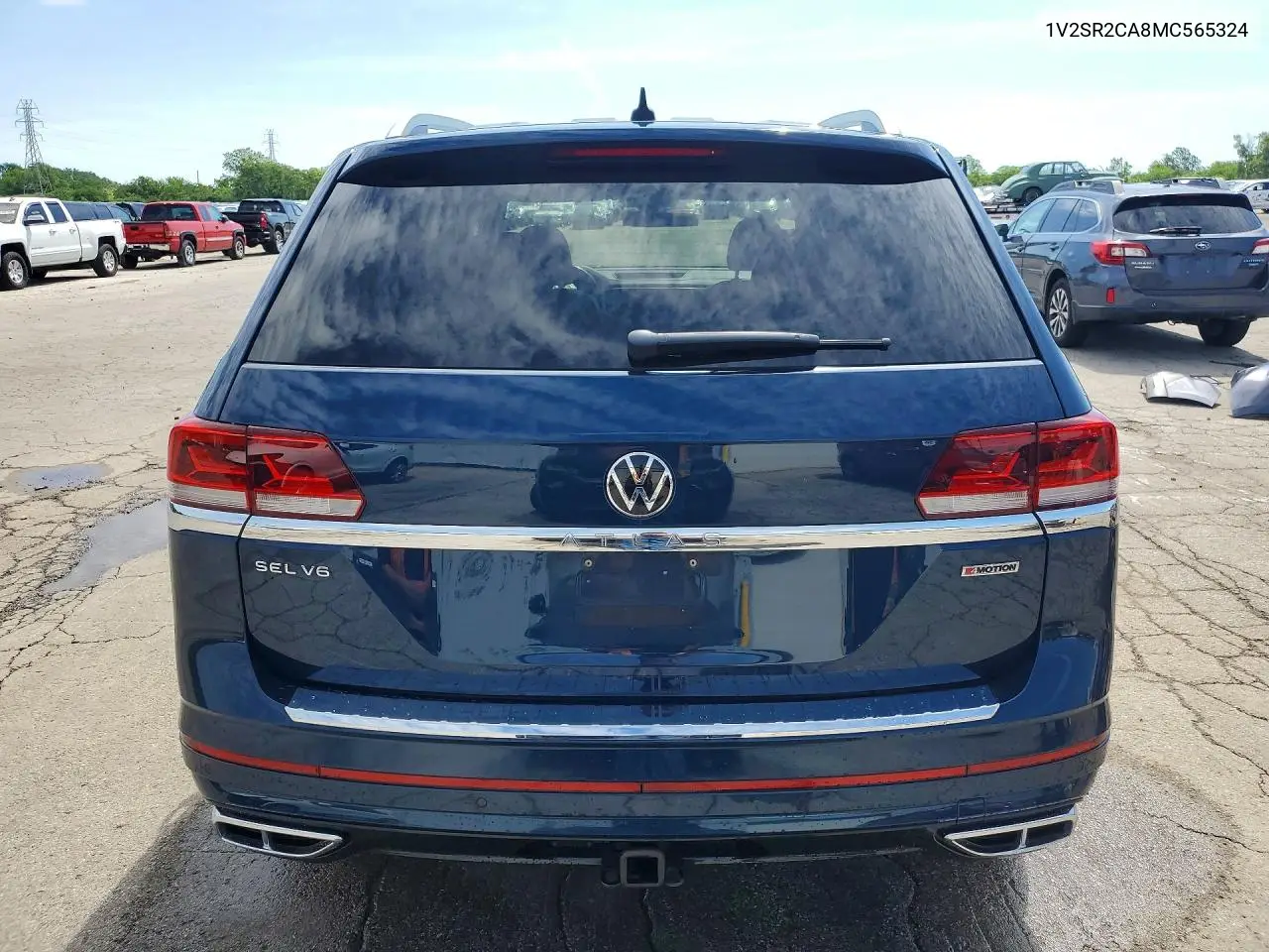 2021 Volkswagen Atlas Sel R-Line VIN: 1V2SR2CA8MC565324 Lot: 56745476