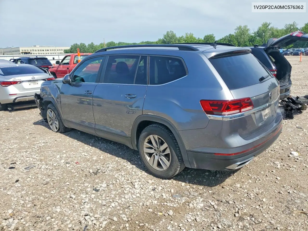 2021 Volkswagen Atlas S VIN: 1V2GP2CA0MC576362 Lot: 57064696