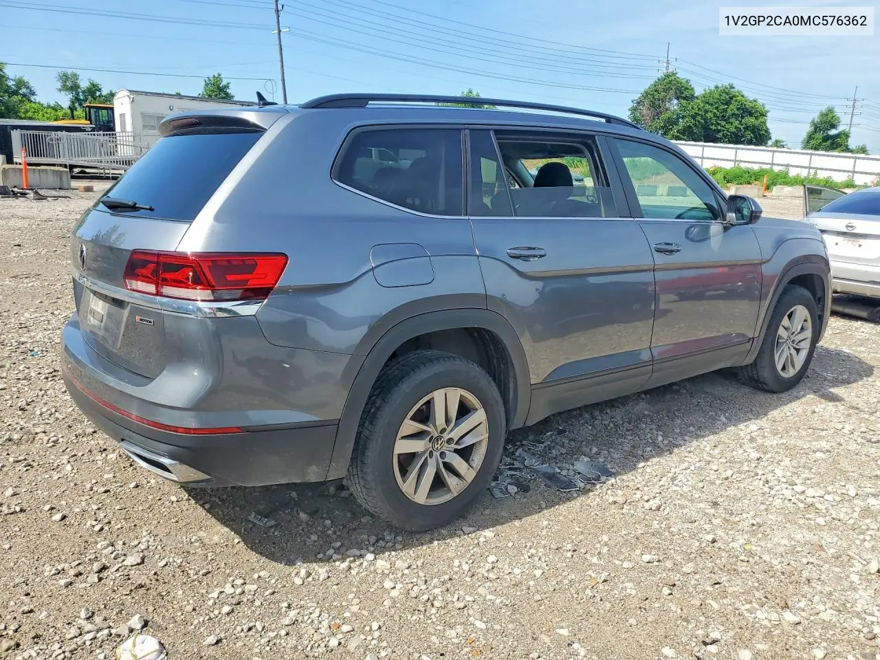 2021 Volkswagen Atlas S VIN: 1V2GP2CA0MC576362 Lot: 57064696
