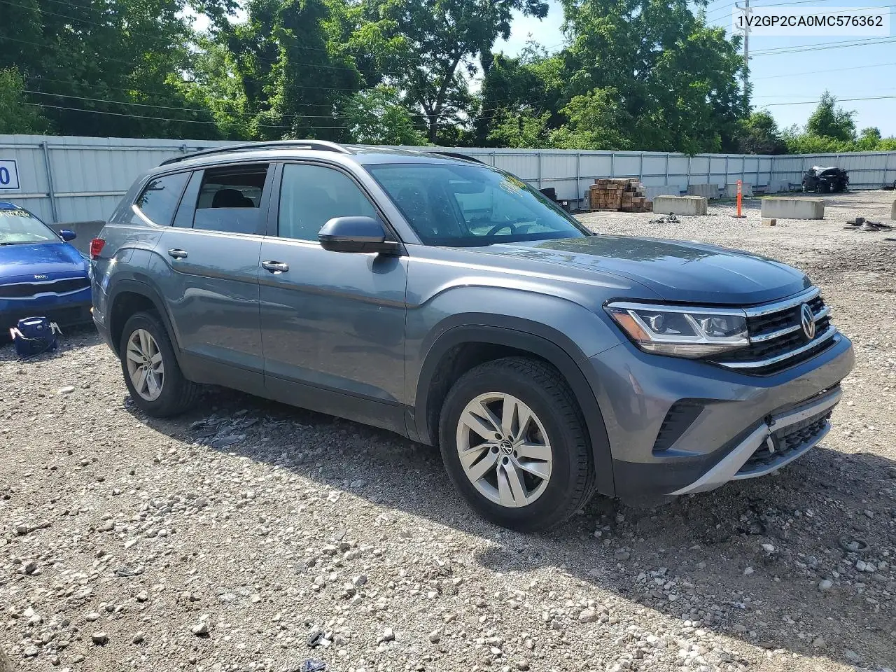 2021 Volkswagen Atlas S VIN: 1V2GP2CA0MC576362 Lot: 57064696